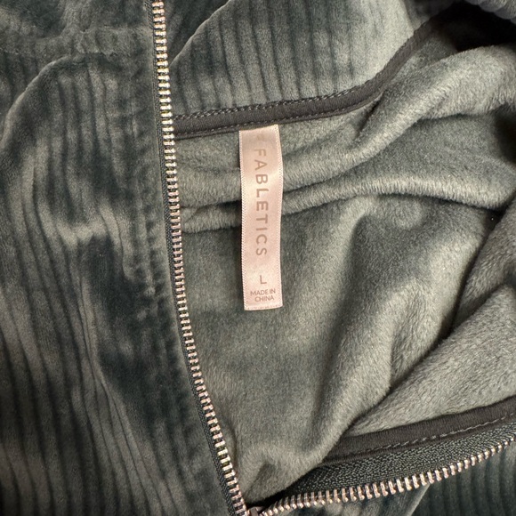 Fabletics Plush Rib Half Zip Sweatshirt - Picture 5 of 6